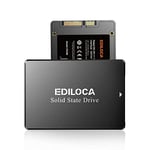 ES106 SSD 4To SATA III 6 GB/S 2,5" 3D Nand Disque Dur SSD 4To, Jusqu'à 550 Mo/S en Lecture, Mise à Niveau De la MéMoire Et du Stockage d'un Pc Ou d'un Ordinateur Portable