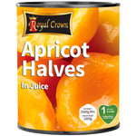 Royal Crown Apricot Halves In Juice - 1x2.5kg