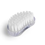 Manicare Brosse à ongles en plastique, brosse de nettoyage hygiénique pour les mains et les ongles, brosse à récurer pour nettoyer sous la saleté et la graisse, poils solides fermes, pour une