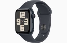 Apple Watch SE 40mm Midnatt med Midnatt Sport Band - M/L