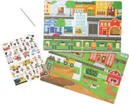 Transfer Sticker Scenes Around the Town Melissa and Doug Fun Kids Learn 19530