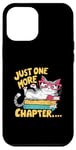 Coque pour iPhone 15 Plus Just One More Chapter Book Lover Cat Reading Bookworm, cadeau