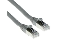 Act Grey 1.5 Meter Lszh Sftp Cat6a Patch Cable Snagless With Rj45 Connectors. Cat6a S/Ftp Lszh Sng Gy 1.50M (Fb7051)