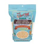 Organic Quick Cooking Steel Cut Oats 22 Oz(Case Of 4) By Bobs Red Mill