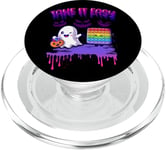 Halloween Kids Pop It White Ghost Fidget Toy PopSockets PopGrip for MagSafe