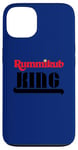 Coque pour iPhone 13 Logo Rummikub King avec encre noire Royal Crown