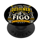 Un Designer Figo - Idee Regalo Per Graphic Designer PopSockets PopGrip Adhésif