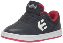 Etnies Kids Marana Skate Shoe, Navy/White/RED, 1.5 UK