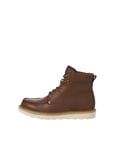 JACK & JONES Homme Jfwarchway PU MOC Bottes Bottines à Lacets, Cognac, 42 EU