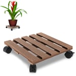 Support Pour Plante a Roulette Support De Pot De Fleurs Porte Plantes De Jardin 30 x 30 Cm