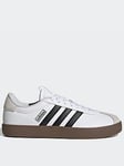 adidas Sportswear Womens VL Court 3.0 Trainers - White/Black, White/Black, Size 3.5, Women