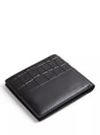 Ted Baker Leather Croc Wallet, Black