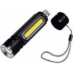 Rechargeable Lampe Torche LED Puissante, Lampe de Poche avec Chargeur USB, étanche Mini Lampe Torche de Camping