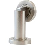 Ersandy - Butoir de porte magnétique MS010 en aspect acier inoxydable - Butée de porte avec matériel de fixation au sol et au mur - Bloc Porte