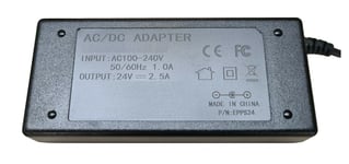 CASIO AD-E24250LW DIGITAL PIANO KEYBOARD 24V 2.5A POWER SUPPLY ADAPTER