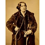 Wee Blue Coo Vintage Portrait Oscar Wilde Celebrity Poet Playwright Irish Art Print Poster Wall Decor 12X16 Inch