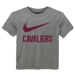 Cleveland Cavaliers Basketball T-Shirt Kid's Nike NBA Swoosh Top - New