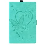 JIan Ying Case for iPad Air (2020) 10.9" / iPad Air 4 Slim Lightweight Love Butterfly Protector Cover Green