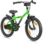 PROMETHEUS BICYCLES® barncykel 18 tum grön-svart