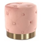 Pouf Rond Design "Piano" 40cm Rose