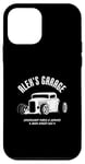 Coque pour iPhone 12 mini Alex's Garage Hotrod Voiture Classique Personnalisée Design Alex