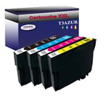 Lot de 4 cartouches d'encre compatibles 603XL pour Epson XP-4100 - T3AZUR