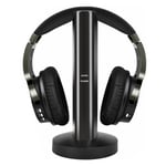 Casque TV sans fil avec émetteur RF numérique 2,4 g, casque sans fil Hi-Fi supra-auriculaire avec port Rca / 3,5 mm / optique,