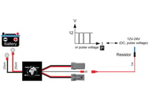 Plug & Drive Kabelsats DTP för 2 Extraljus / LED ramp