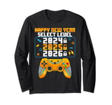 Happy New Year Select Level 2025 New Years Eve Party Boys Long Sleeve T-Shirt