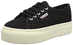 Superga Women's 2790-lamew Sneaker, Black, 5 UK