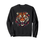 Tiger King, King of the Jungle Cheetah, Tiger Face Sweatshirt