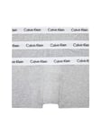 Calvin Klein Mens Pack-3 Boxers breathable fabric and anatomical front U2664G men - Grey material_cotton - Size X-Large