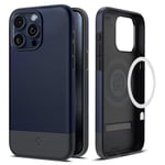 Spigen Style Armor MagFit Case for iPhone 15 Pro Max, Compatible with MagSafe Accessories - Midnight Indigo