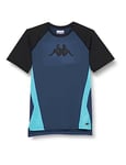 Kappa Kombat BAER Active Jerseys Homme, Blue DK Denim Blac, XL