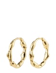 Pilgrim Zion Recycled Organic Shaped Medium Hoops Guld