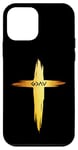 Coque pour iPhone 12 mini Croix chrétienne « God is Faithful For All Seasons » pour homme et femme