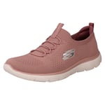 'Ladies Skechers'  Vegan Slip On Memory Foam Trainers Top Player - 150116