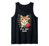 Roses Flowers Pixie-bob Mom Tank Top