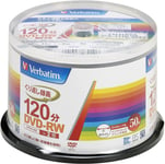 Verbatim Blank DVD Disc DVD-RW CPRM 4.7GB 50 Discs VHW12NP50SV1