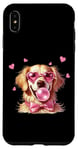 Coque pour iPhone XS Max Golden Retriever pour chien, Saint-Valentin, maman, papa, Bubblegum Bubble