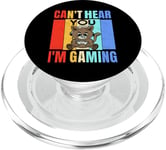 Funny Gamer Headset Gaming Can't Hear You I'm Gaming PopSockets PopGrip for MagSafe