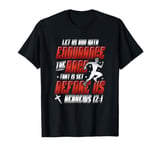 Let Us Run With Endurance The Race Marathon Running T-Shirt