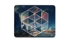 Geometric Alien Planet Mouse Mat Pad - Space Galaxy Moon Fun Gift Computer #8831