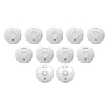 9 x FireAngel SW1-PF-T Mains Optical Smoke Alarms+ 2 x HW1-PF-T Mains Heat Alarm