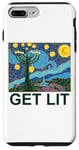 iPhone 7 Plus/8 Plus Get Lit Happy Hanukkah Menorah Candles Candelabrum Hebrew Case