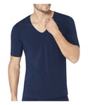 Sloggi Womens Mens ZERO Feel T-Shirt - Blue Cotton - Size 4XL