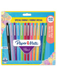 Papermate Paper Mate Flair filtspetspennor | Mediumspets (0,7 mm) | Sorterade färger | 12 stycken
