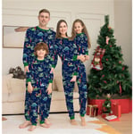 Dinosaurie Jul Pyjamas Barn Pjs Familj Matchande Vuxna Jul Nattkläder Gåvor Kids 4T