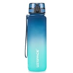 UZSPACE Gourde Sport - 500ml/800ml/1l/1,5l- sans BPA Tritan lastique, Gourde Enfant anti fuite Reutilisable, Bouteille d'eau sport pour École, velo,Voyage, Adulte