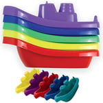 Bath Time Boats for Children Colourful Baby Bath Toys Water Toys Pirate Ship Toy